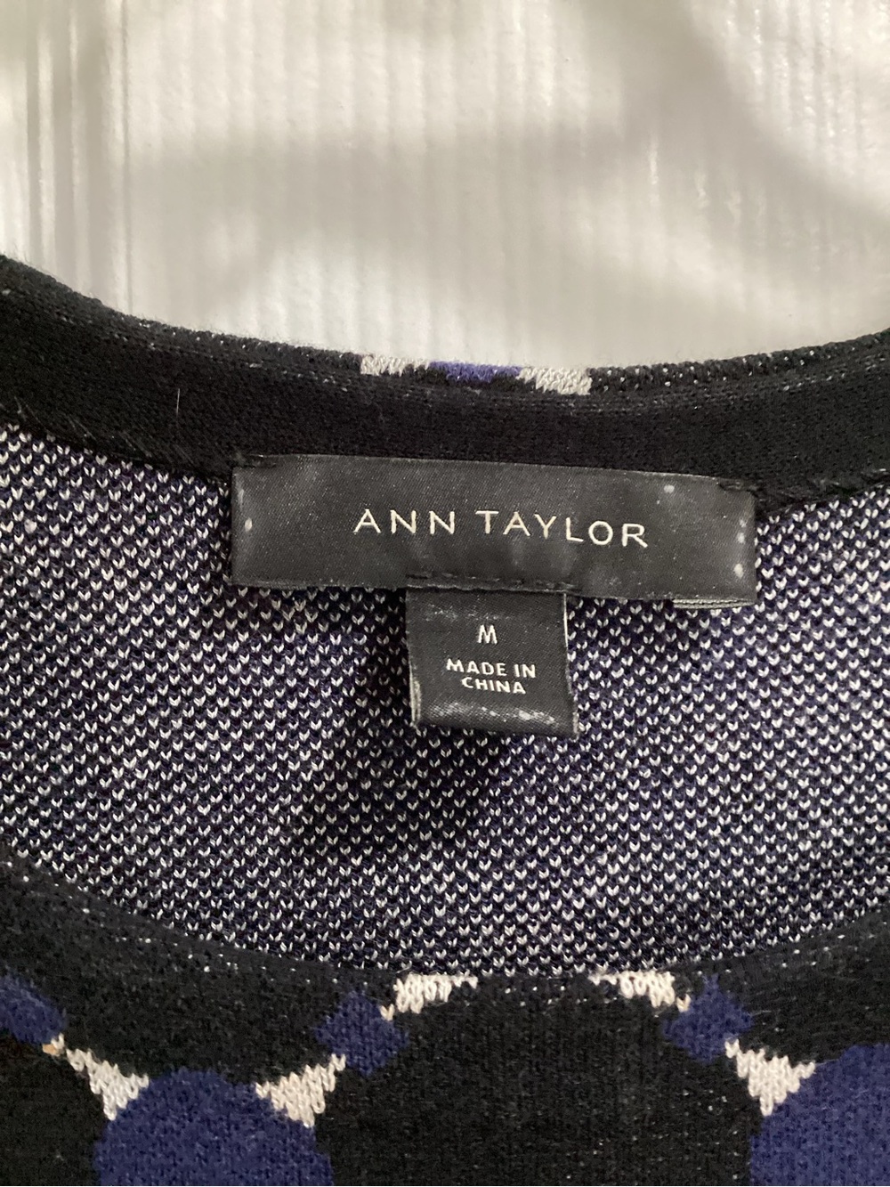 Black & Navy Geometric Short-Sleeve Dress - Picture 5 of 10